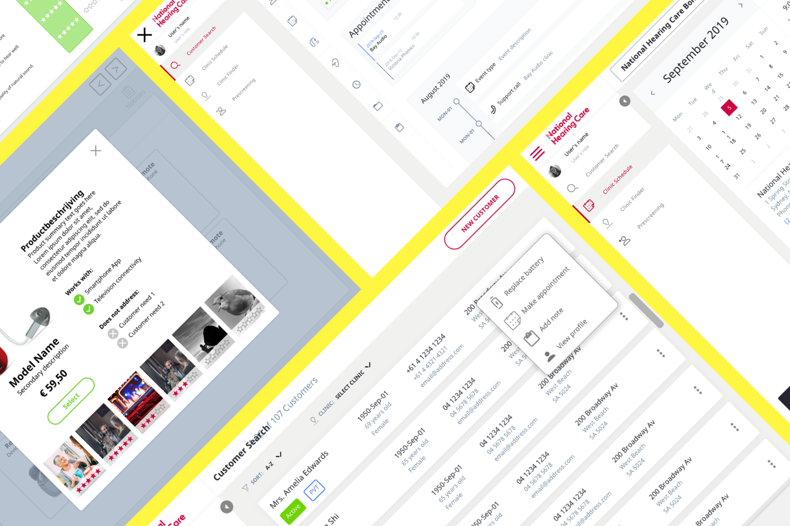 Amplifon's Audiologist Dashboard